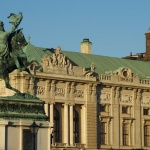Reiterstandbild Erzherzog Karls vor der Wiener Hofburg