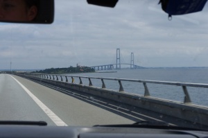 Die Storebæltsbrücke in Dänemark