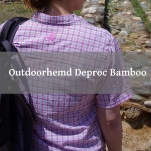 Rückansicht der Damenbluse Deproc Bamboo